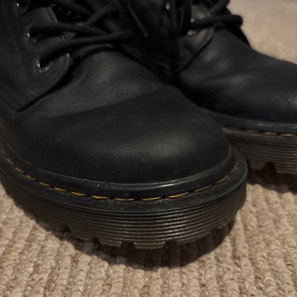 Dr Martens Air Weir Boots Luna AW004 SK10T Woman Size 7 Black - Picture 2 of 9